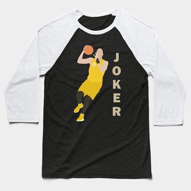 Nikola Jokic Baseball T-Shirt by valentinahramov